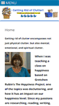 Mobile Screenshot of gettingridofclutter.com